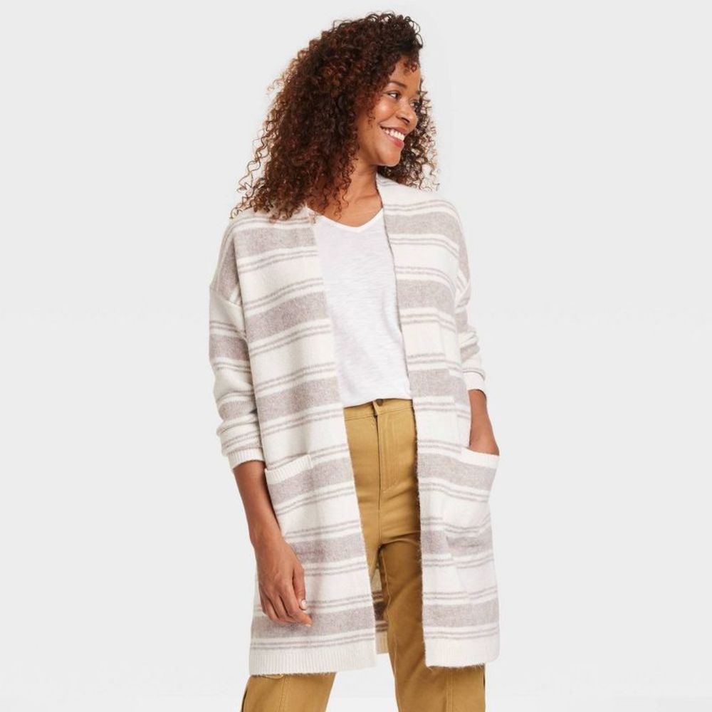 Women's Open Cardigan - Knox Rose White M
